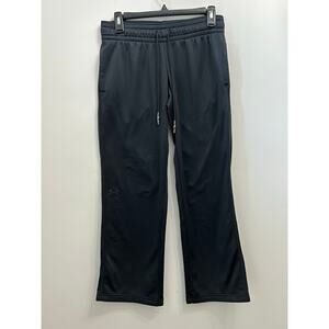 Under Armour Mens S Black ColdGear Storm Loose Fit Track Pants Warm Up Joggers